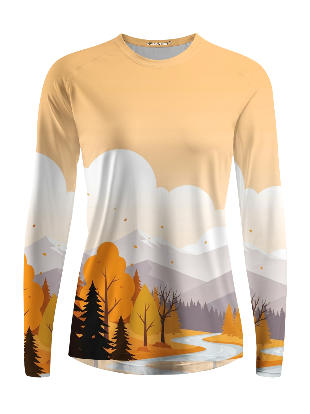 Orionride Autumn River Women's Quick Dry Downhill Jersey
