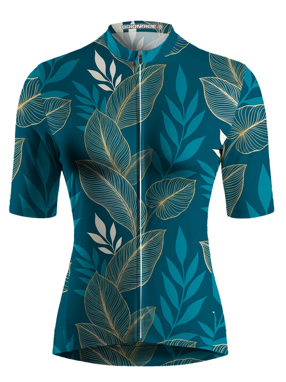 Orionride Gold Leaf Vein Short Sleeves Women's Jersey