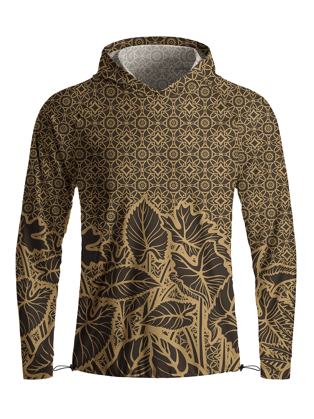 Orionride Taro Leaf Long Sleeve Cycling Hoodie Shirt