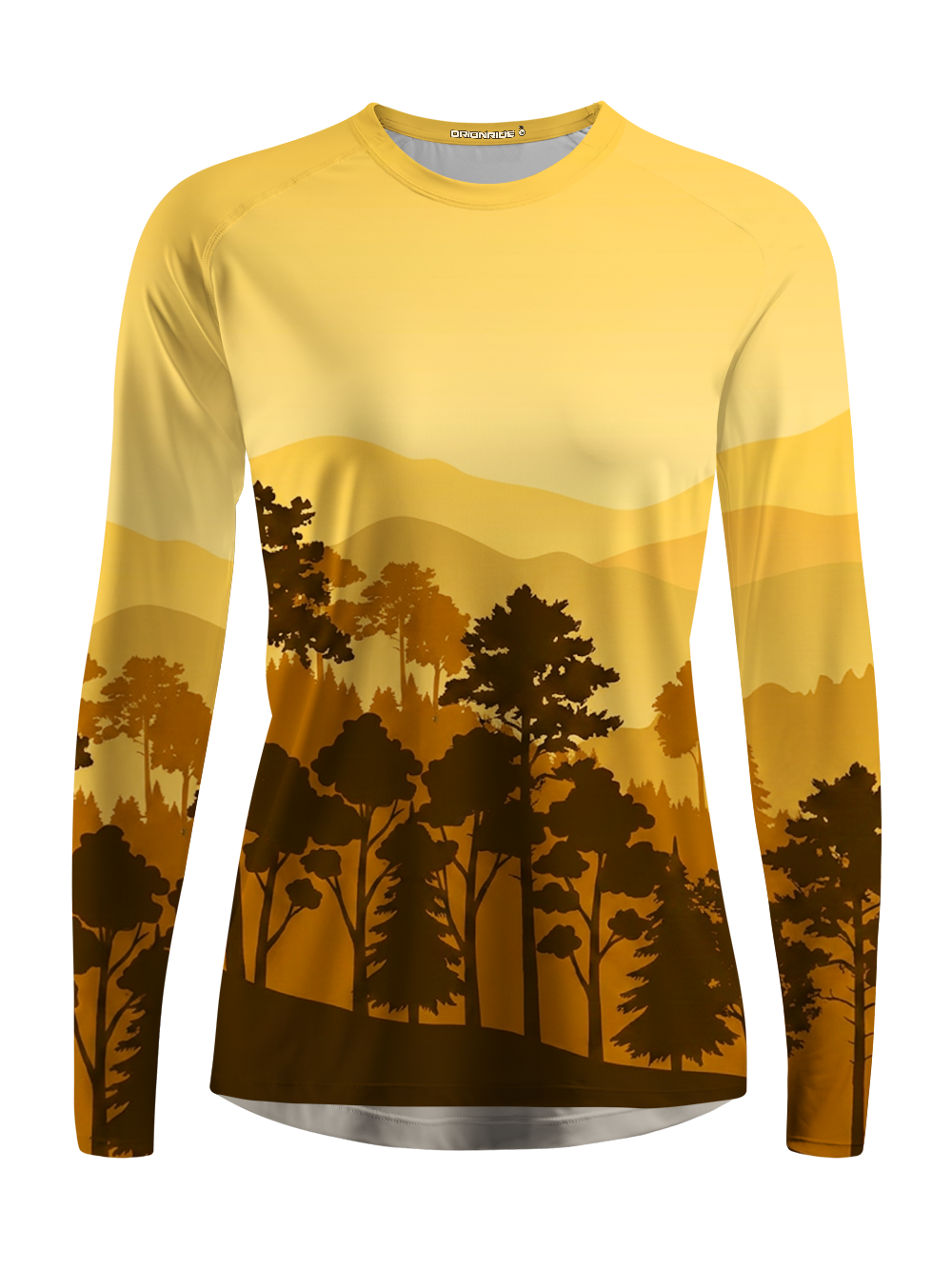 Orionride Warm Tree Fall Women's Quick Dry Downhill Jersey