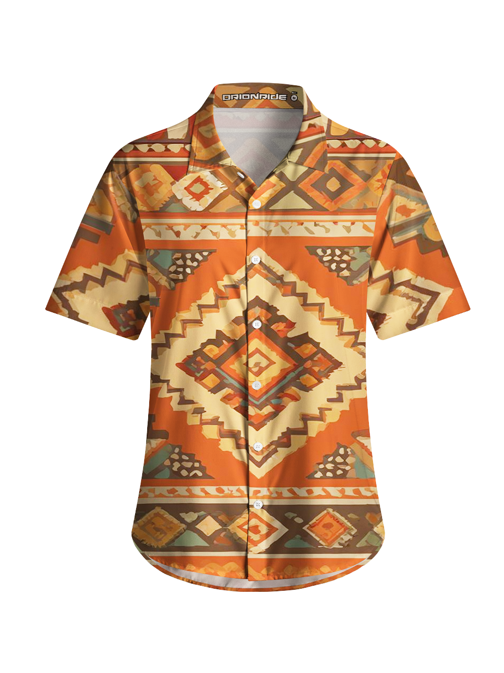 Orionride Passionate Lines Zipper Pockets Ultra Lightweight Short Sleeves Women's Gravel Shirt