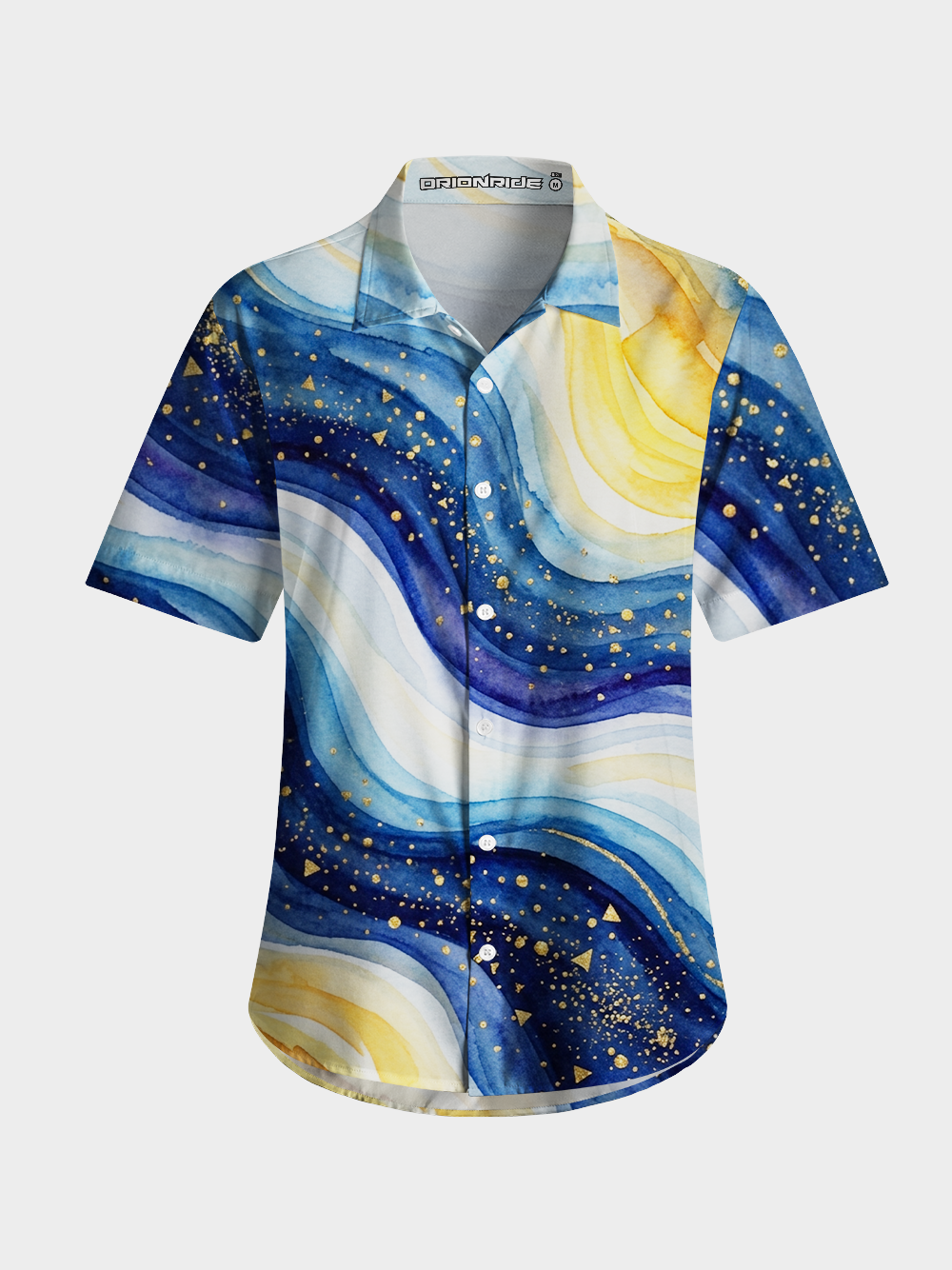 Orionride Gold Star River Zipper Pockets Ultra Lightweight Short Sleeves Women's Gravel Shirt