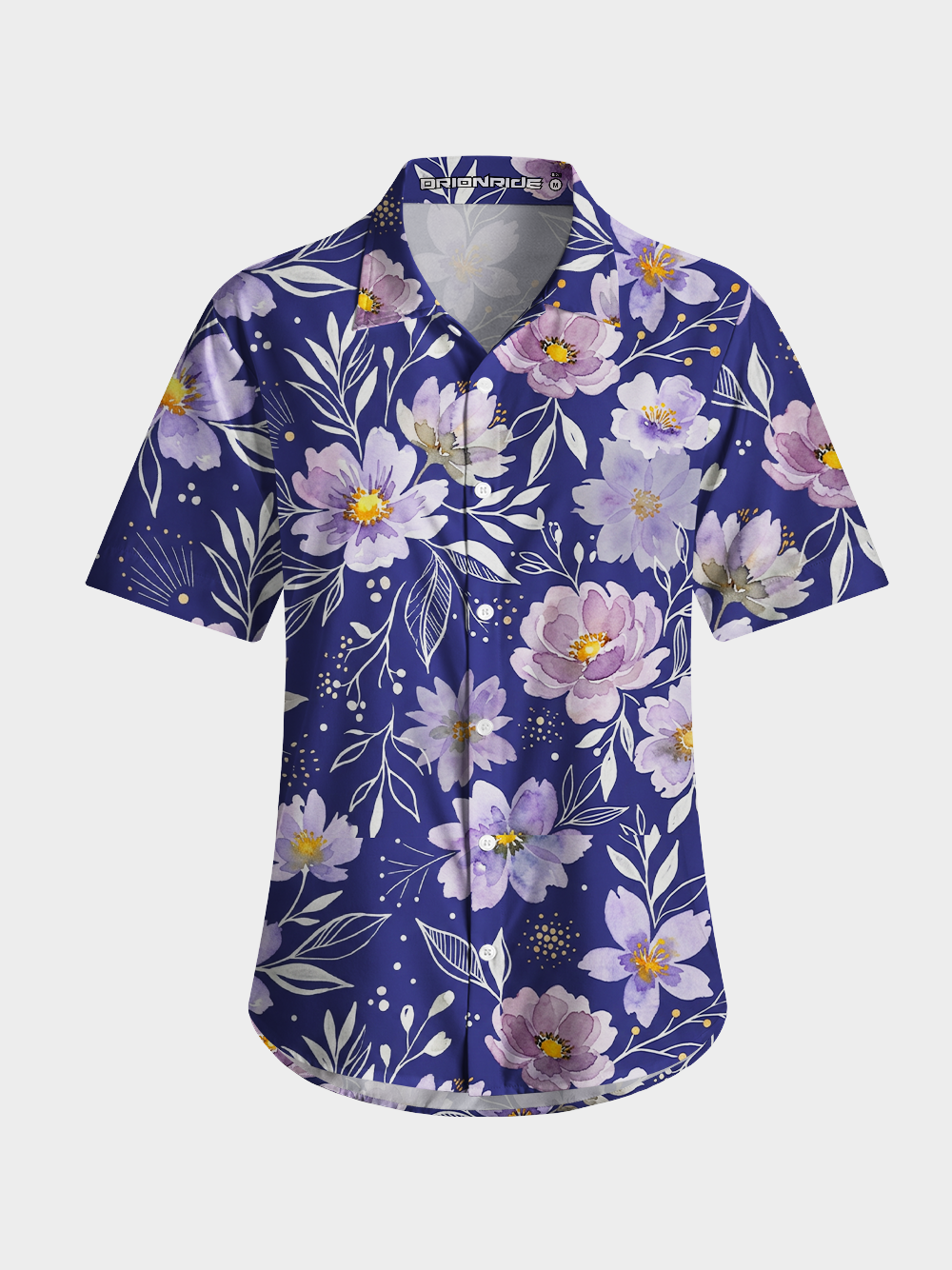 Orionride Starry Flora Zipper Pockets Ultra Lightweight Short Sleeves Women's Gravel Shirt