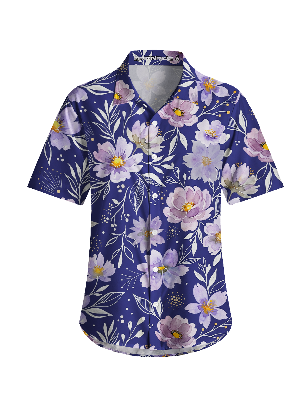 Orionride Starry Flora Zipper Pockets Ultra Lightweight Short Sleeves Women's Gravel Shirt