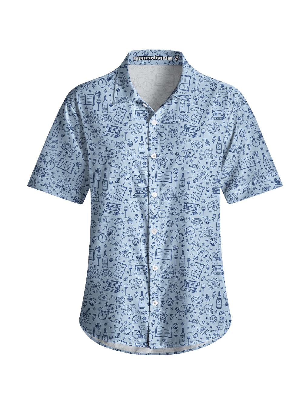 Orionride Cycling Club Zipper Pockets Ultra Lightweight Short Sleeves Women's Gravel Shirt