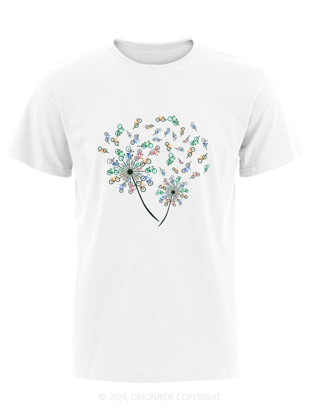 Orionride Short Sleeves Dandelion Bike T-Shirt