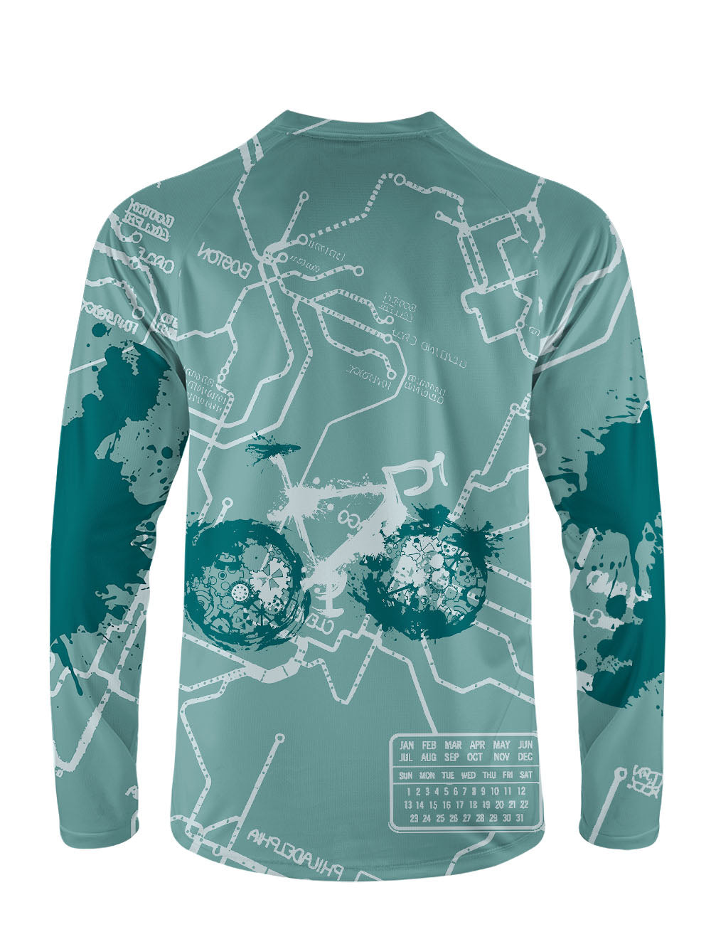Orionride Green Trail Long Sleeve Downhill Jersey