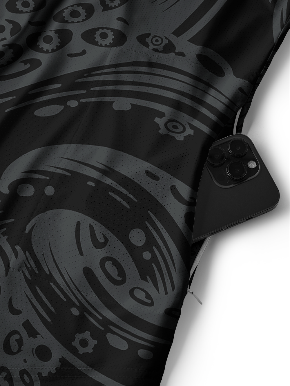 Orionride Octopus Tentacles Men's Stretchy Breathable Long Sleeve Gravel Shirt