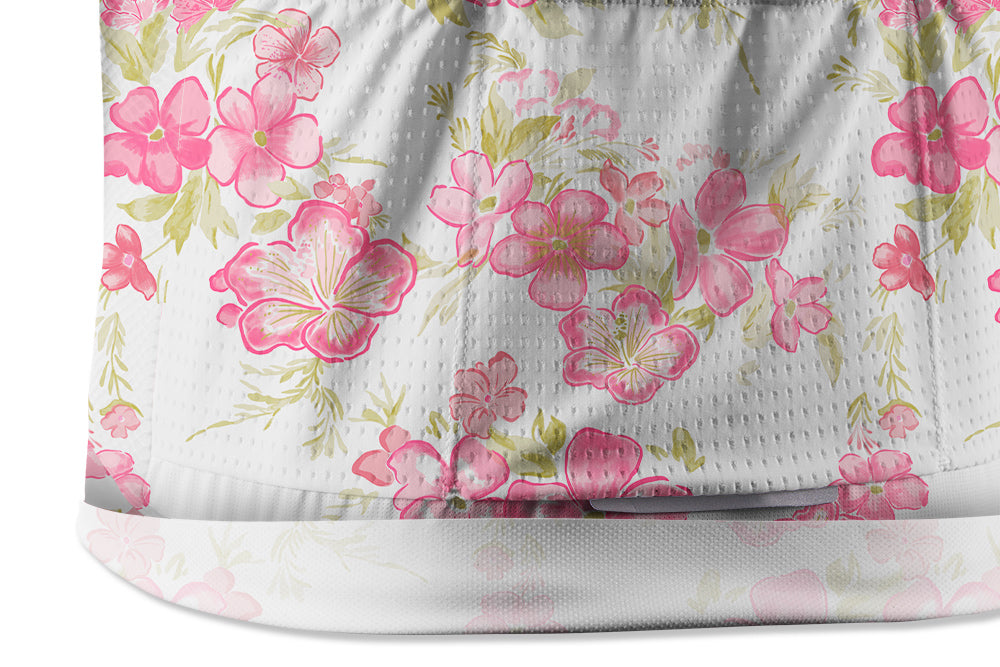 Orionride Fragrant Peach Blossoms Women's Long Sleeve Cycling Jersey