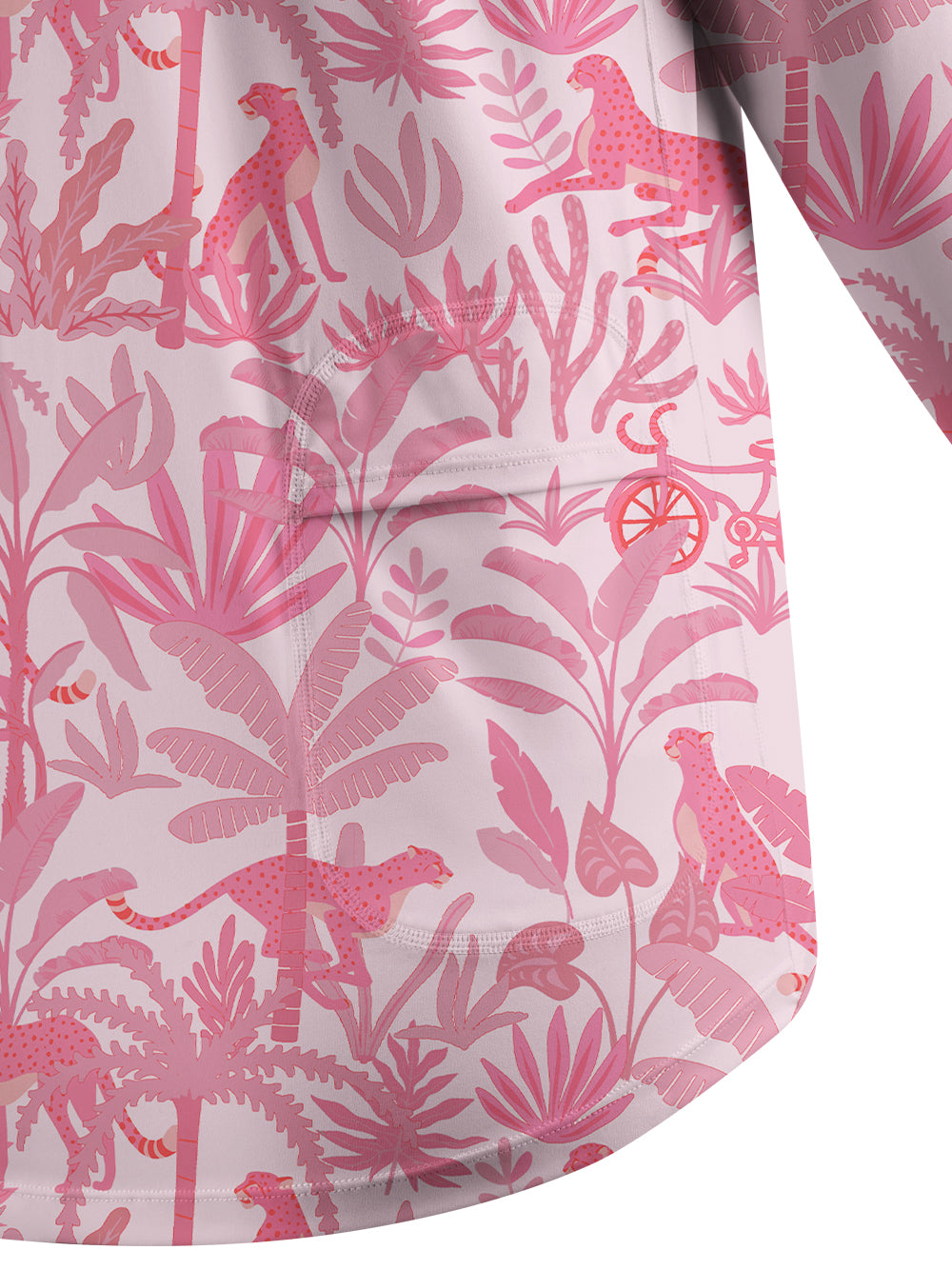 Orionride Jungle Leopar Women's Quick Dry Downhill Jersey