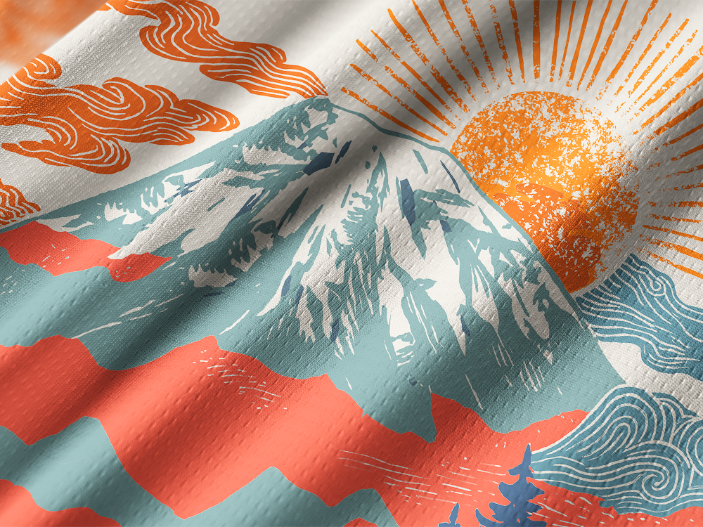 Orionride Sunset Scenery Long Sleeve Downhill Jersey