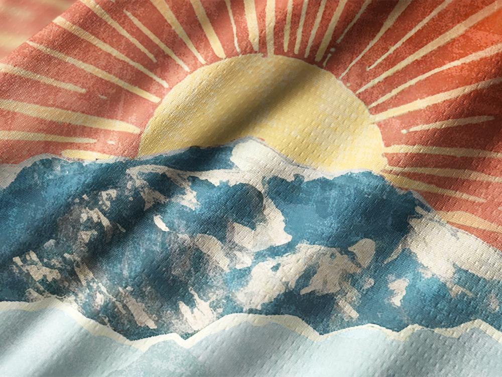 Orionride Iceberg Sunrise Long Sleeve Downhill Jersey