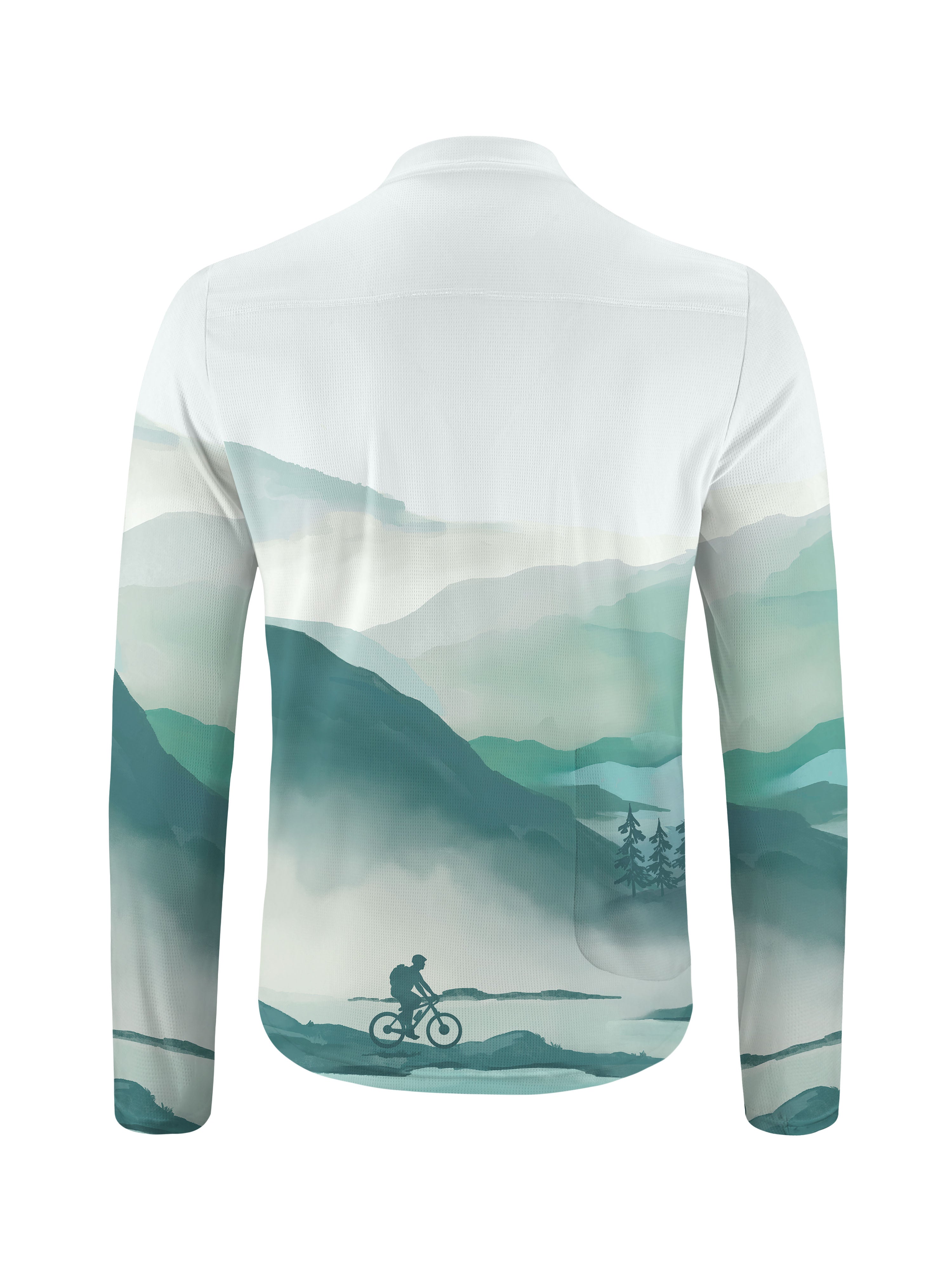 Orionride Mountain Adventure Long Sleeve Half Zipper Mountain Bike Jersey