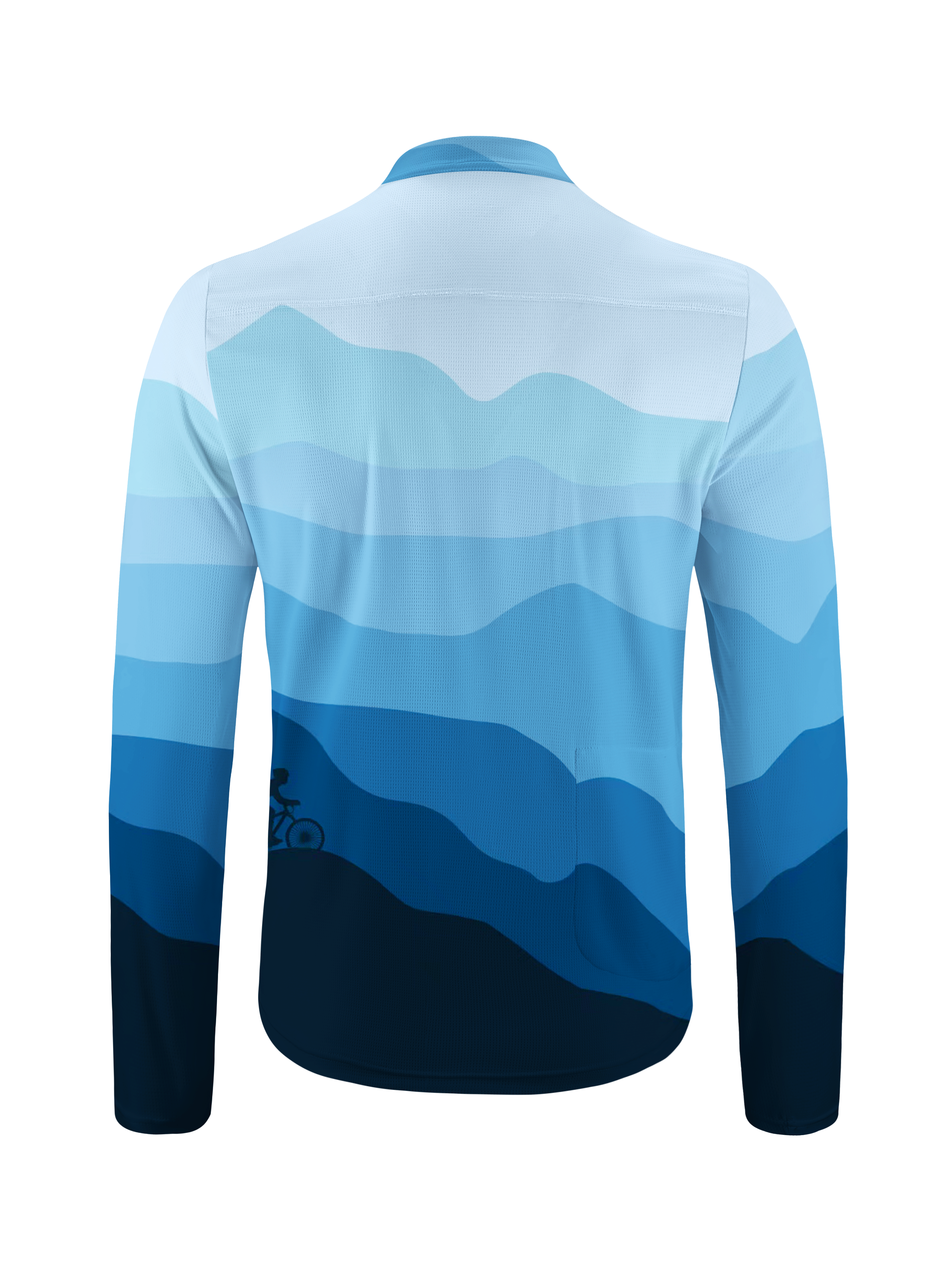 Orionride Free Sunset Long Sleeve Half Zipper Mountain Bike Jersey