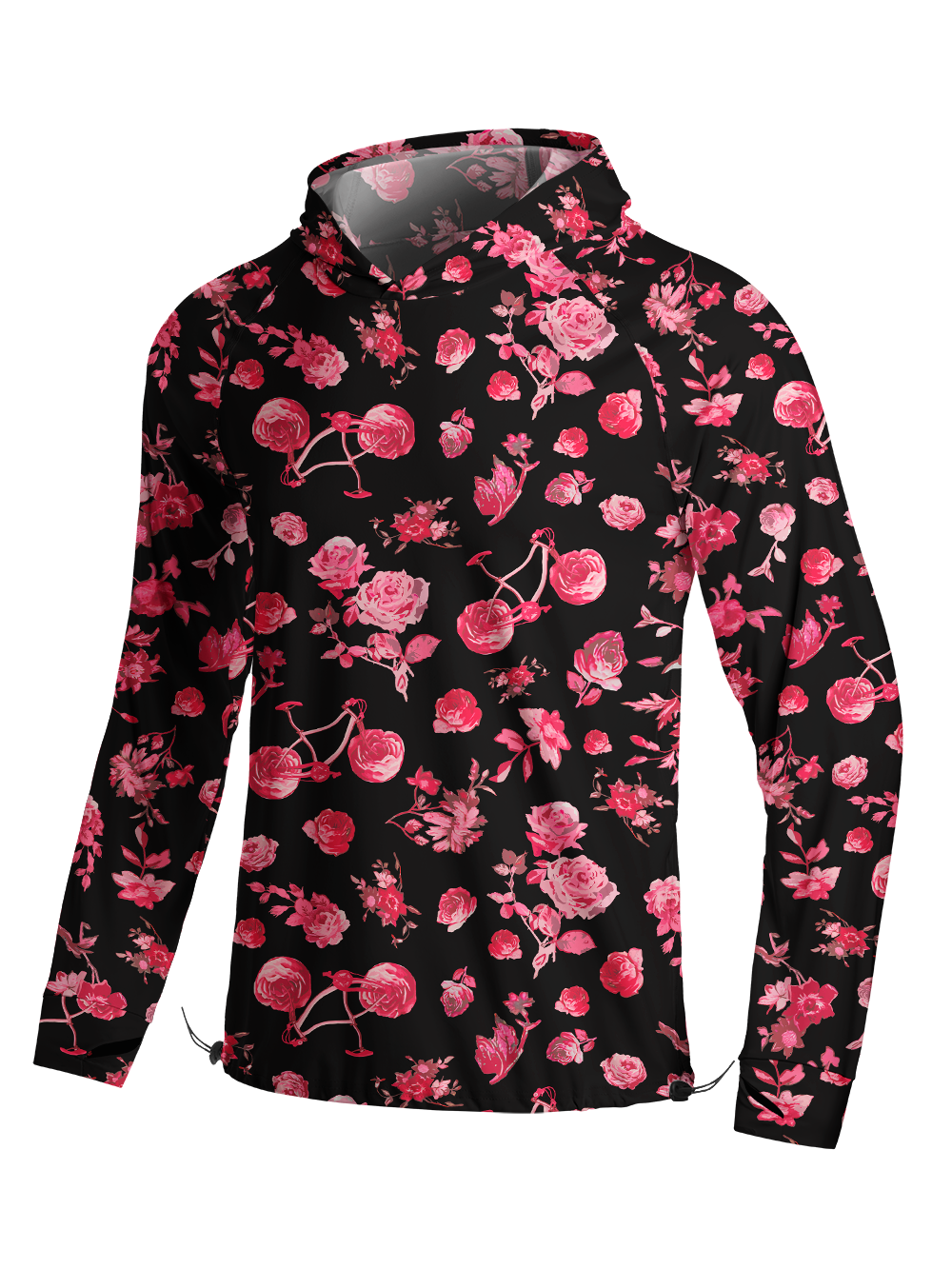 Orionride Romantic Trip Long Sleeve Cycling Hoodie Shirt