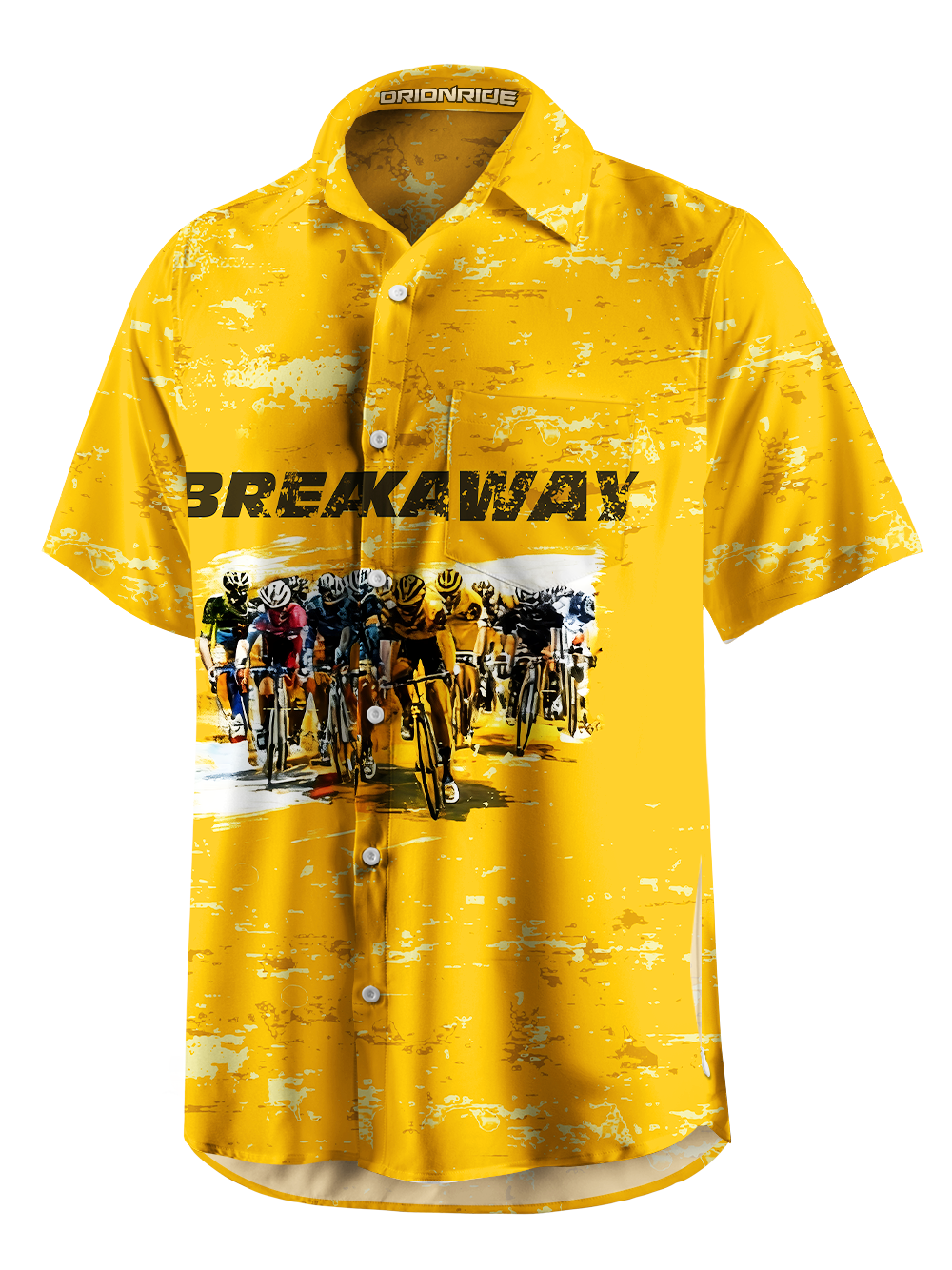 Orionride Breakaway Zipper Pockets Ultra Lightweight Short Sleeves Gravel Shirt