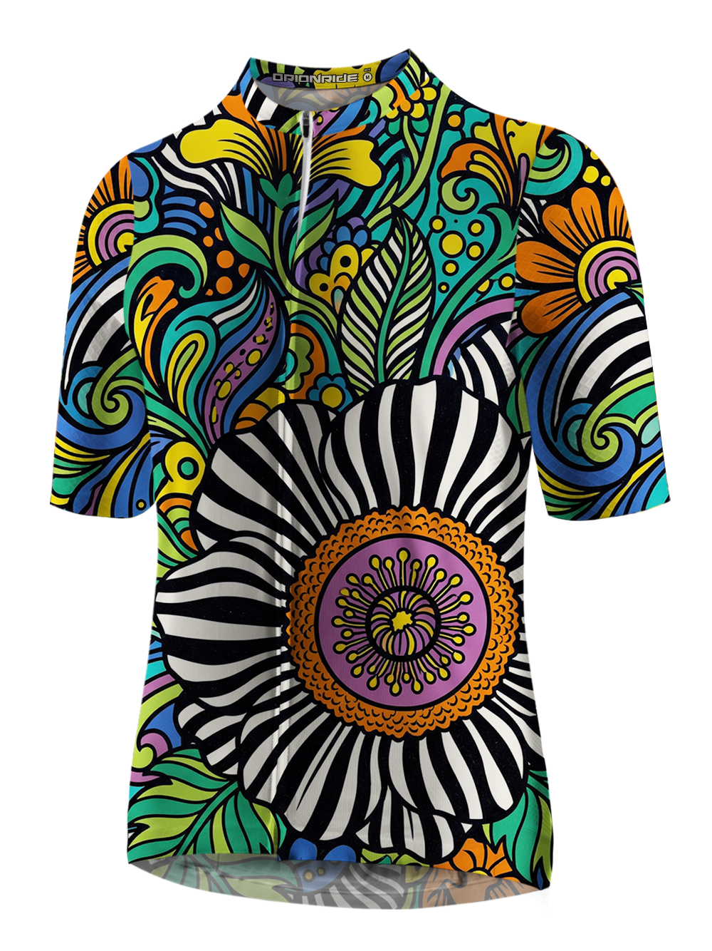 Orionride Graffiti Plants Short Sleeves Cycling Jersey