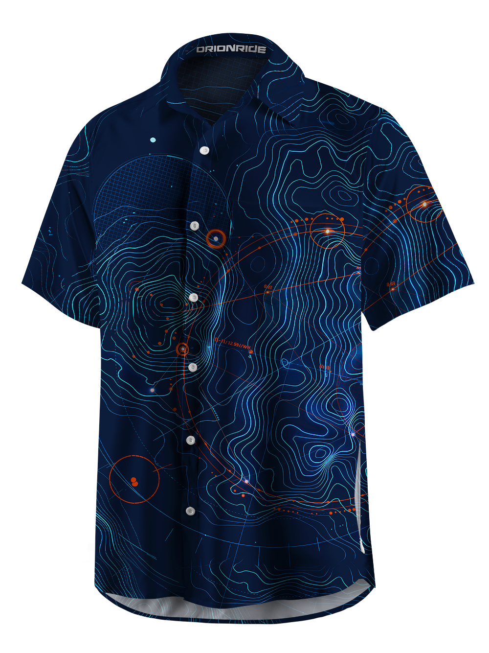 Orionride Fluid Trajectory Zipper Pockets Ultra Lightweight Short Sleeves Gravel Shirt
