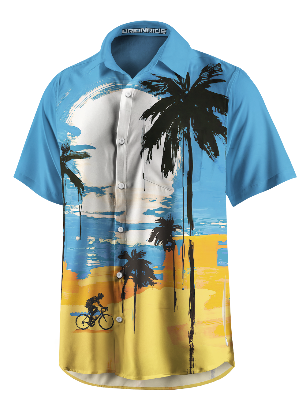 Orionride Freedom And Unrestrained Zipper Pockets Ultra Lightweight Short Sleeves Gravel Shirt