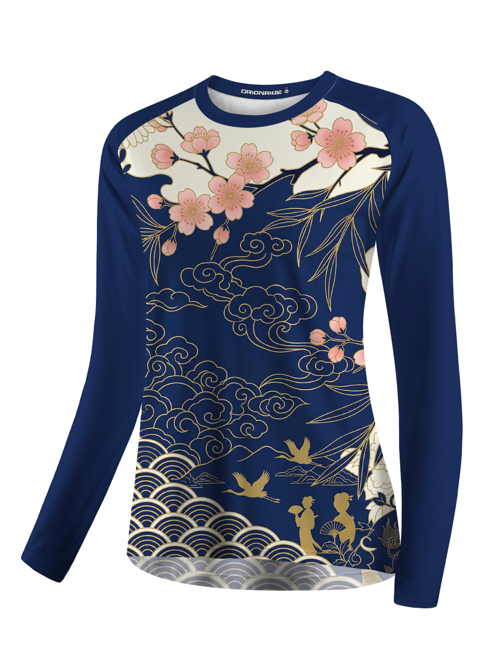 Orionride Peach Blossoms Women's Quick Dry Downhill Jersey