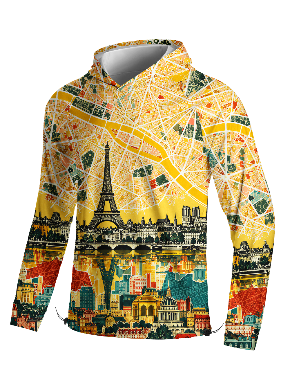 Orionride Urban Atlas Long Sleeve Cycling Hoodie Shirt
