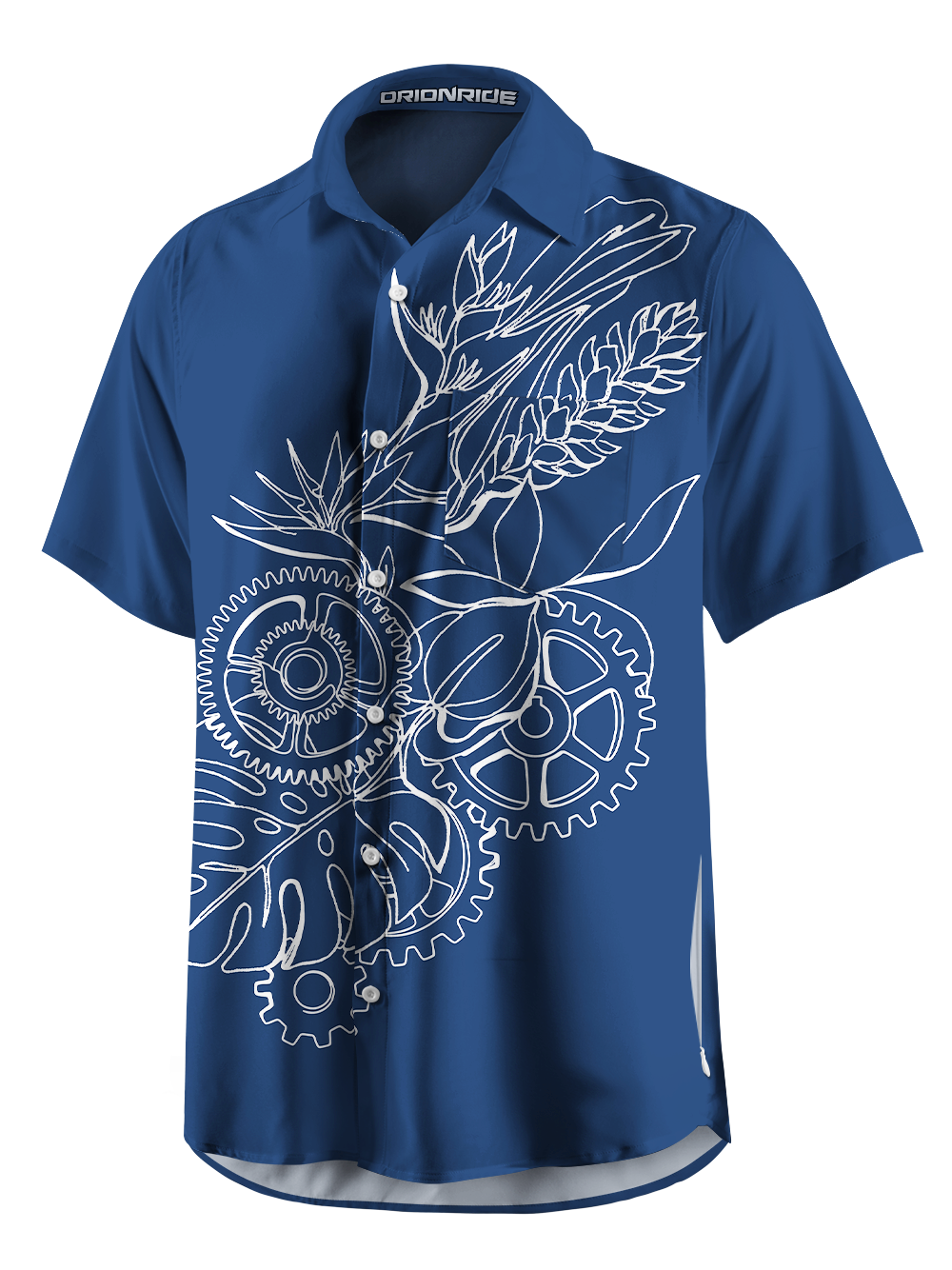 Orionride Gear Flower Core Zipper Pockets Ultra Lightweight Short Sleeves Gravel Shirt
