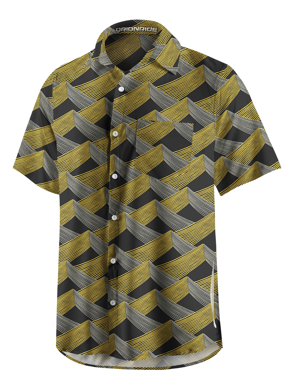 Orionride Origami Ridge Zipper Pockets Ultra Lightweight Short Sleeves Gravel Shirt