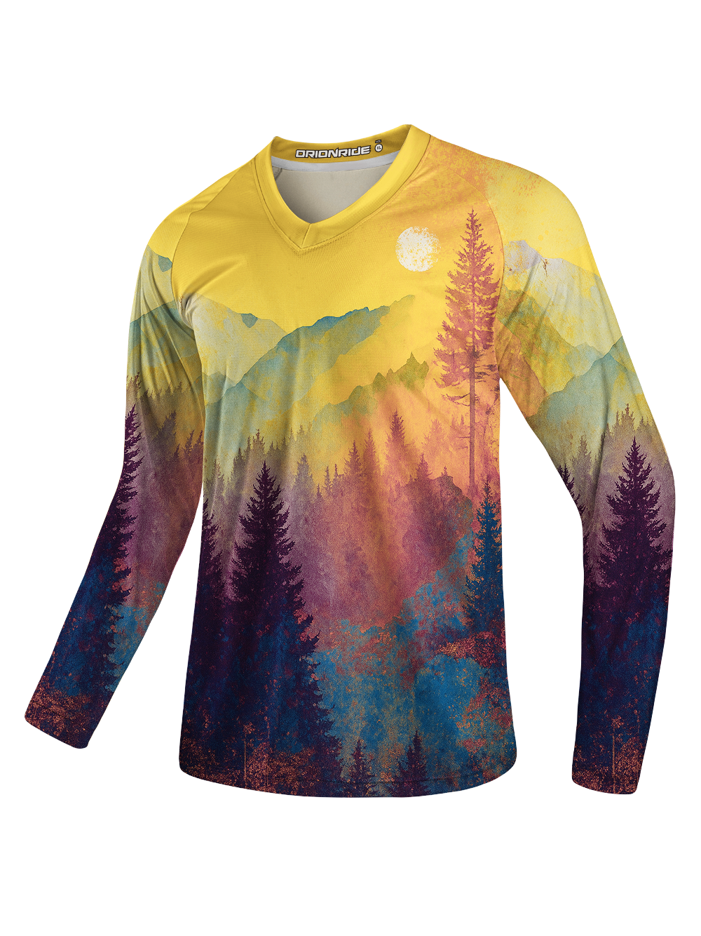Orionride Secluded Mountain Forest Long Sleeve Downhill Jersey