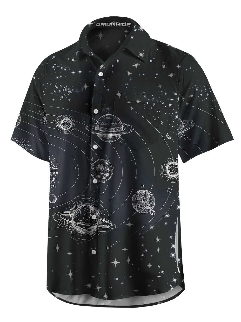 Orionride Star Trek Zipper Pockets Ultra Lightweight Short Sleeves Gravel Shirt