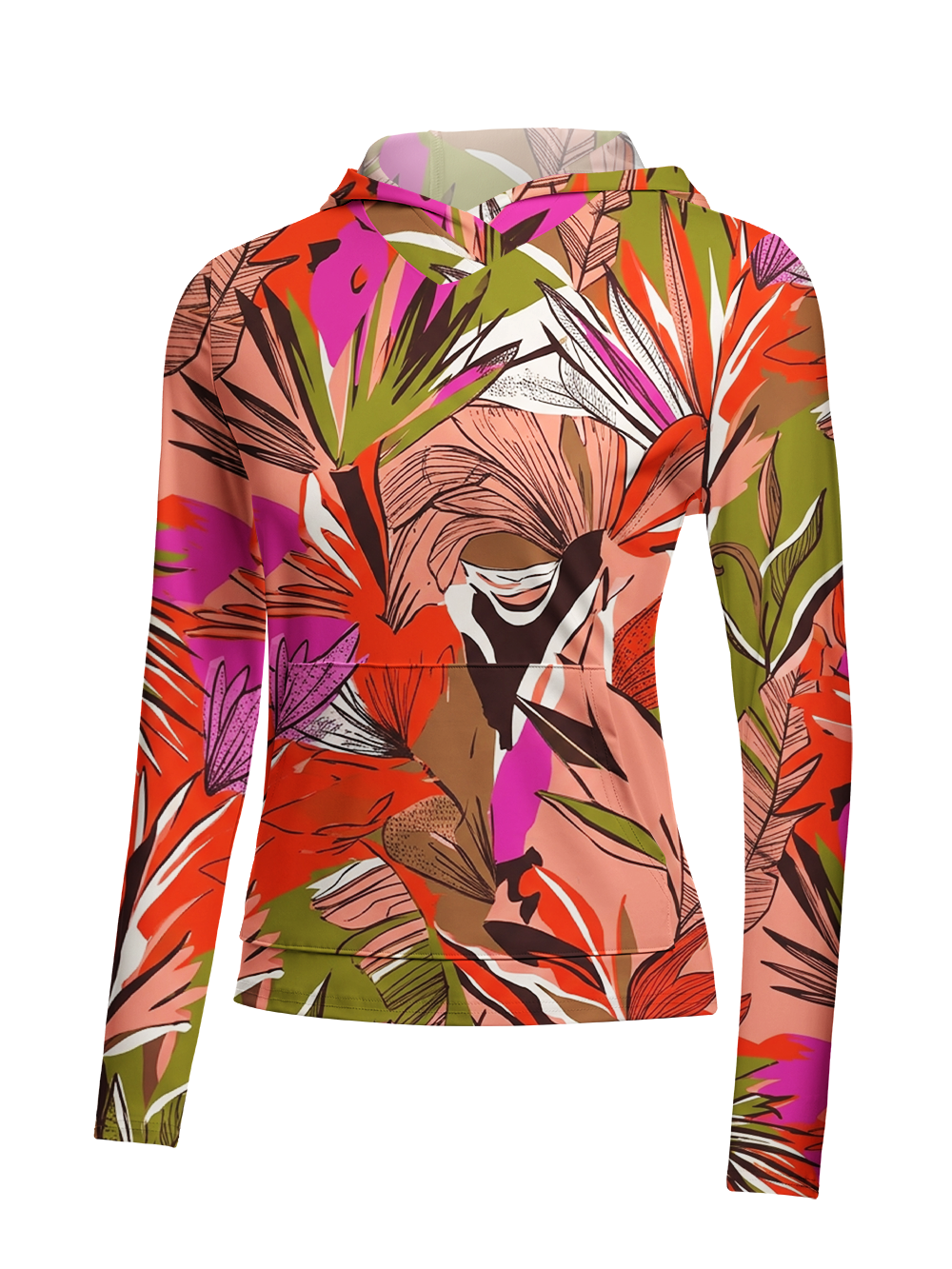 Orionride As Passionate As Fire Women's Long Sleeve Cycling Hoodie Shirt