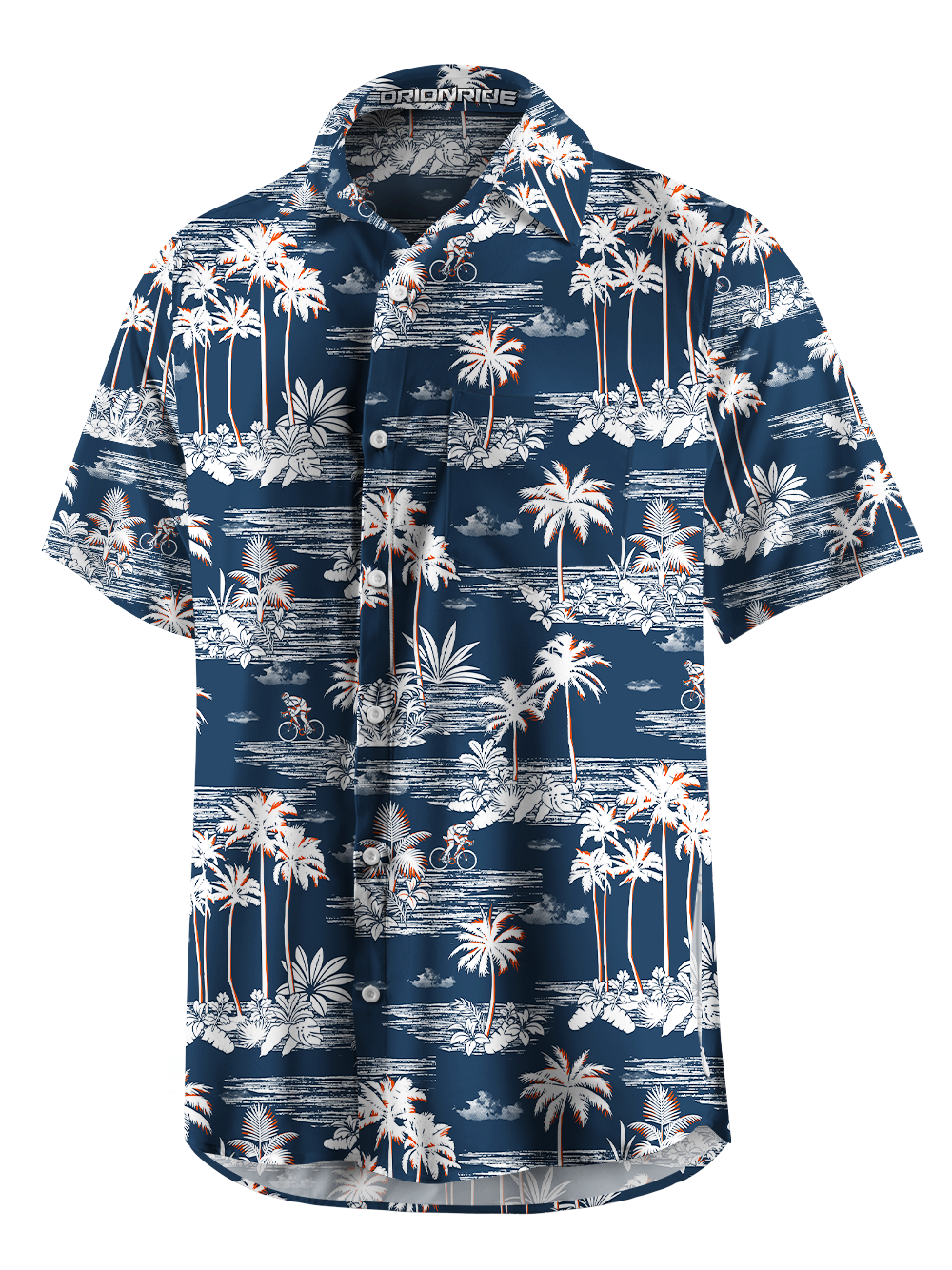 Orionride Island Trip Zipper Pockets Ultra Lightweight Short Sleeves Gravel Shirt