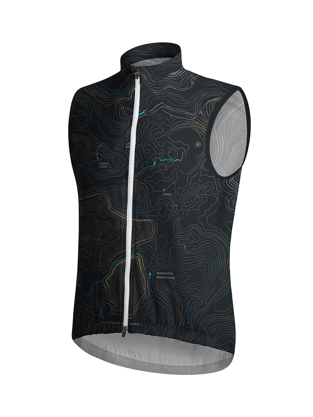 Orionride Panoramic Map Lightweight Windproof Cycling Vest