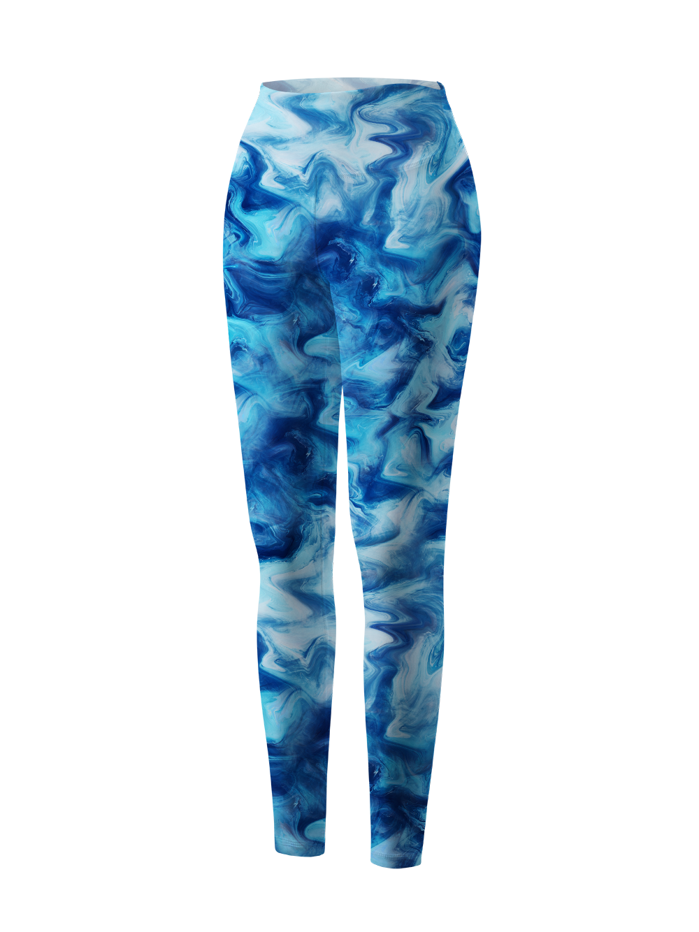 Orionride Blue Water Ripples Women's Bike Legging