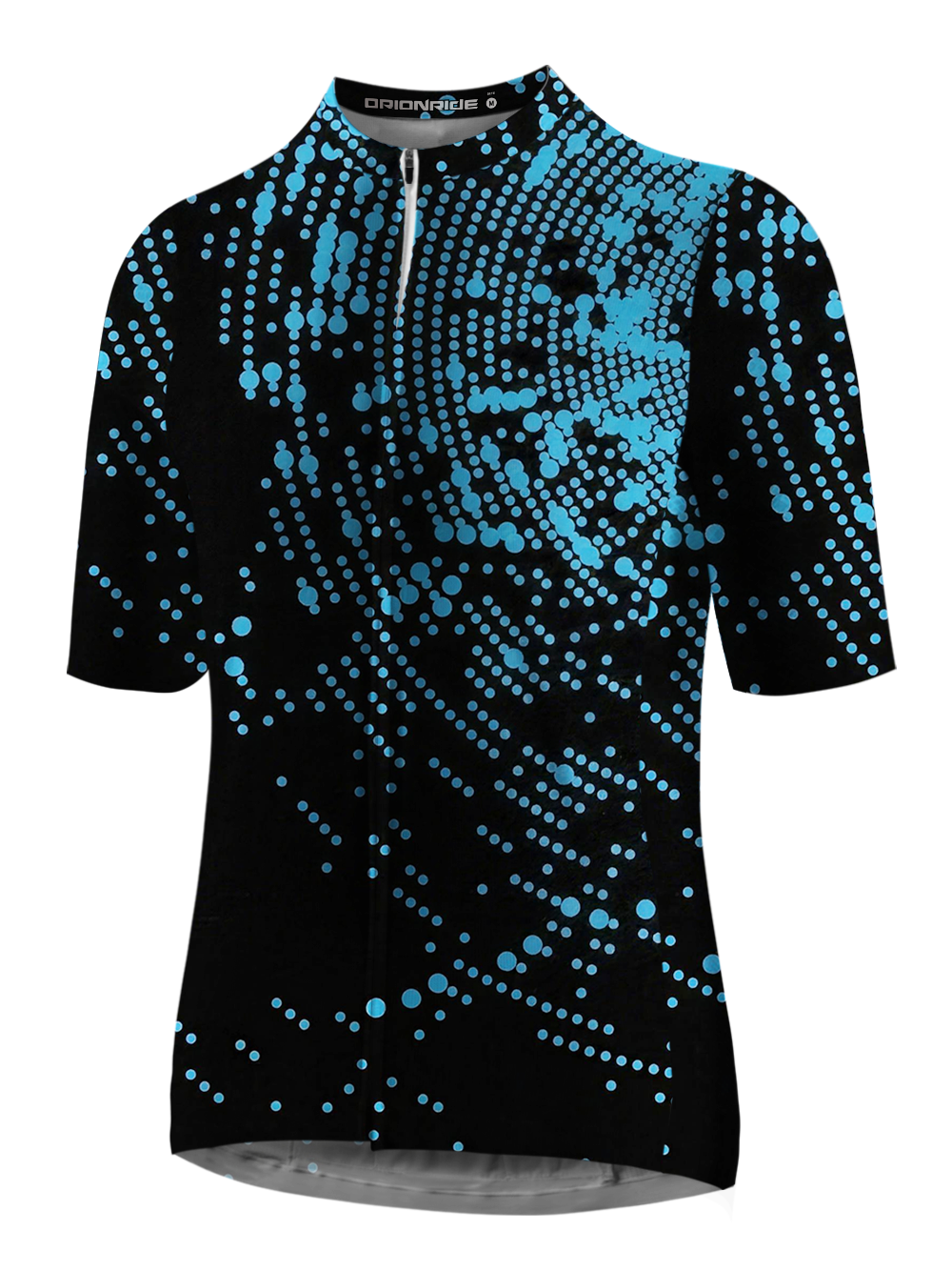 Orionride Blue Vortex Short Sleeves Cycling Jersey
