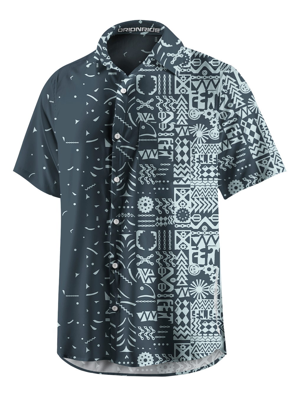 Orionride Modular Totem Zipper Pockets Ultra Lightweight Short Sleeves Gravel Shirt