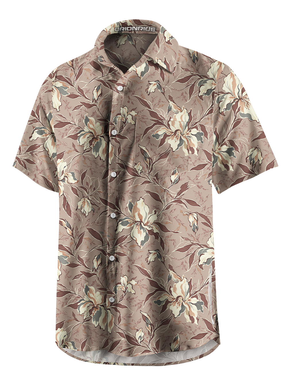 Orionride Gentle Lily Zipper Pockets Ultra Lightweight Short Sleeves Gravel Shirt