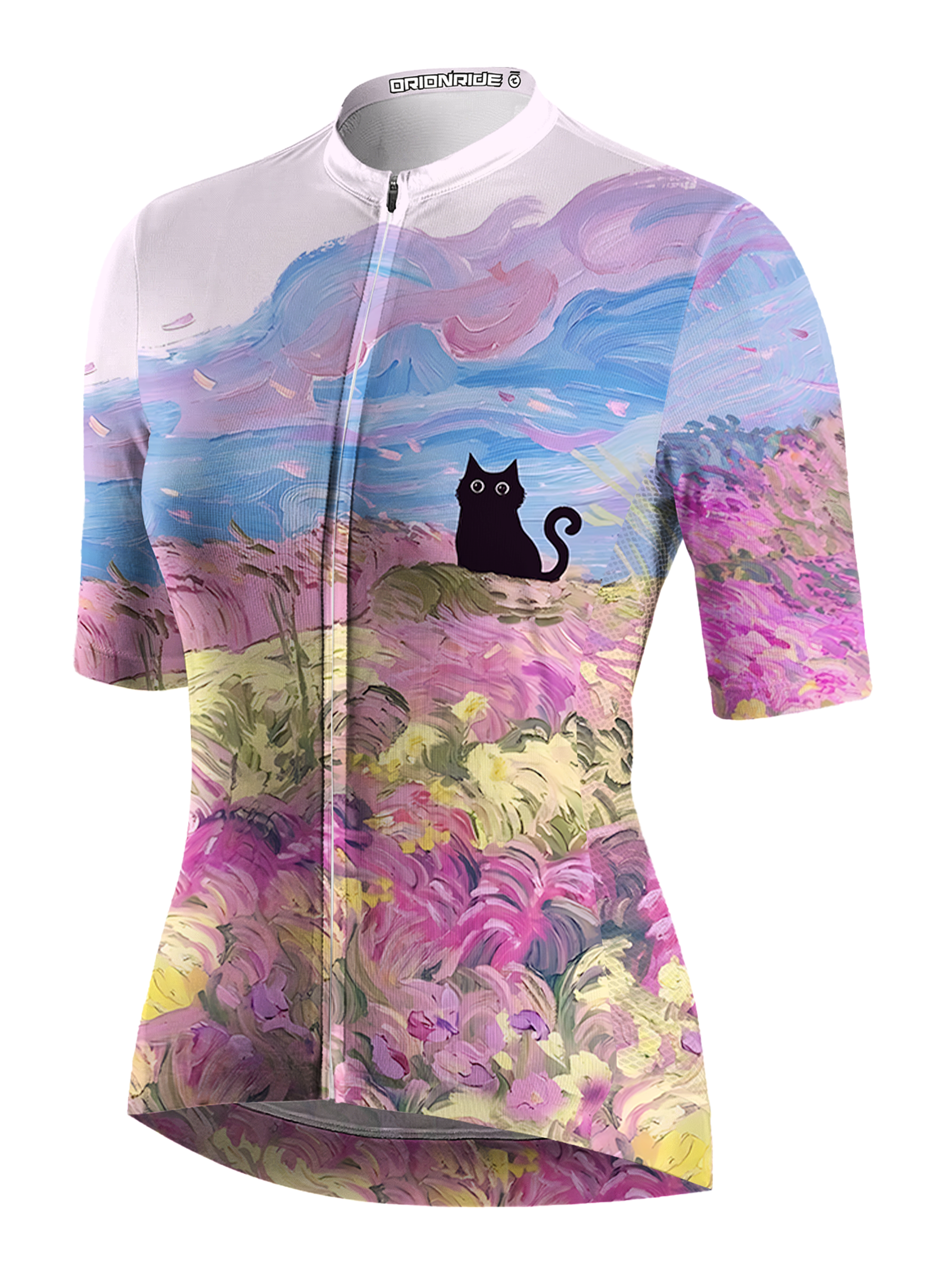 Orionride Dreamy Flower Field Short Sleeves Women's Jersey