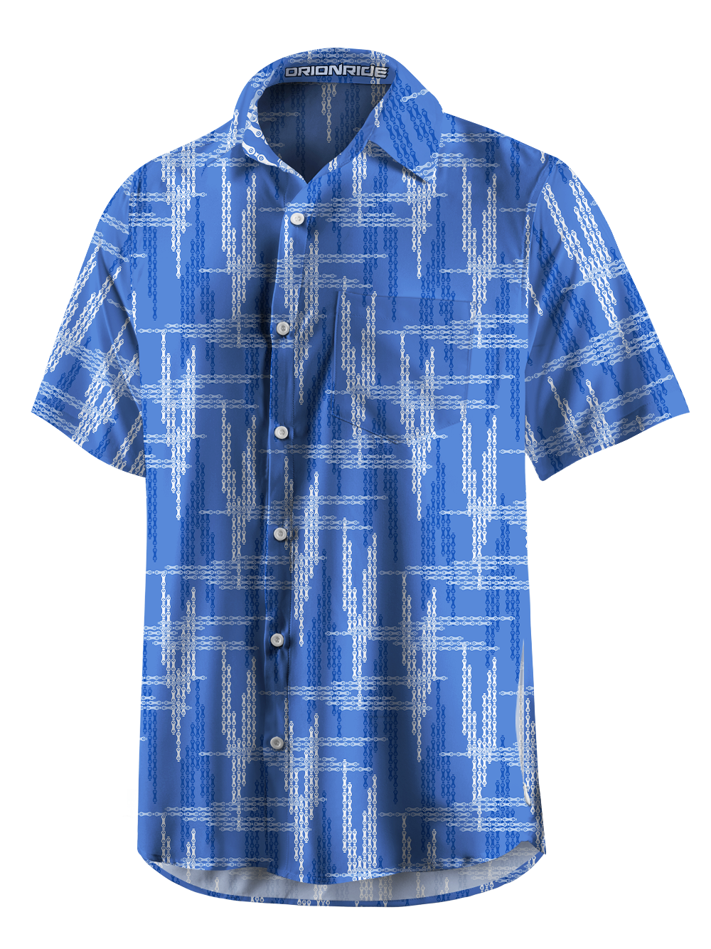 Orionride Line Weave Mix Zipper Pockets Ultra Lightweight Short Sleeves Gravel Shirt