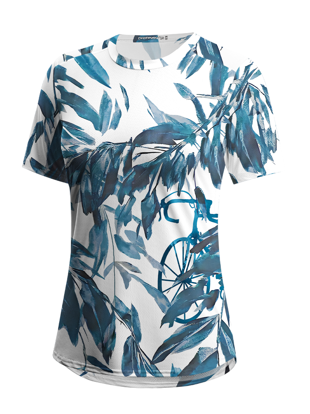 Orionride Ink Bicycle Women's Breathable Short Sleeve T-shirt