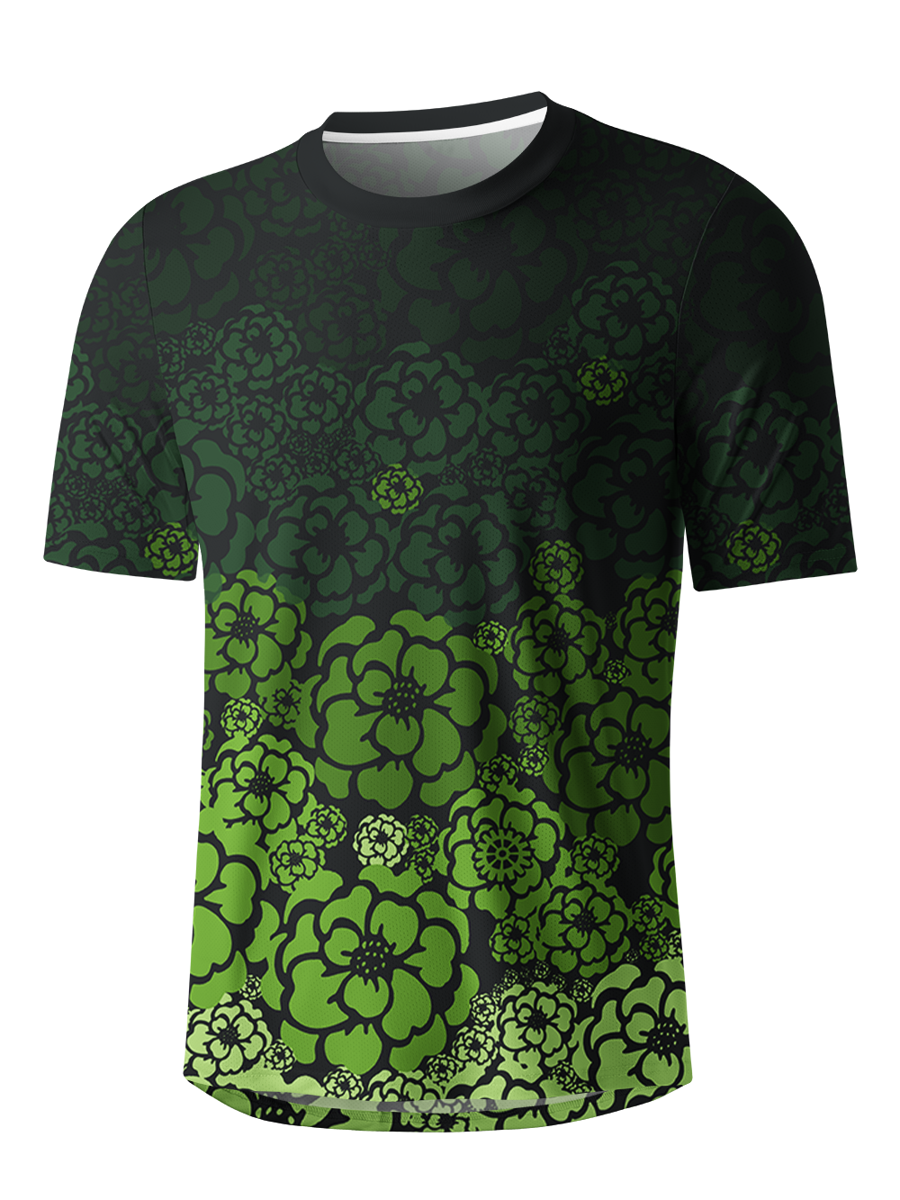 Orionride Green Life Men's Breathable Short Sleeve Technical Tee