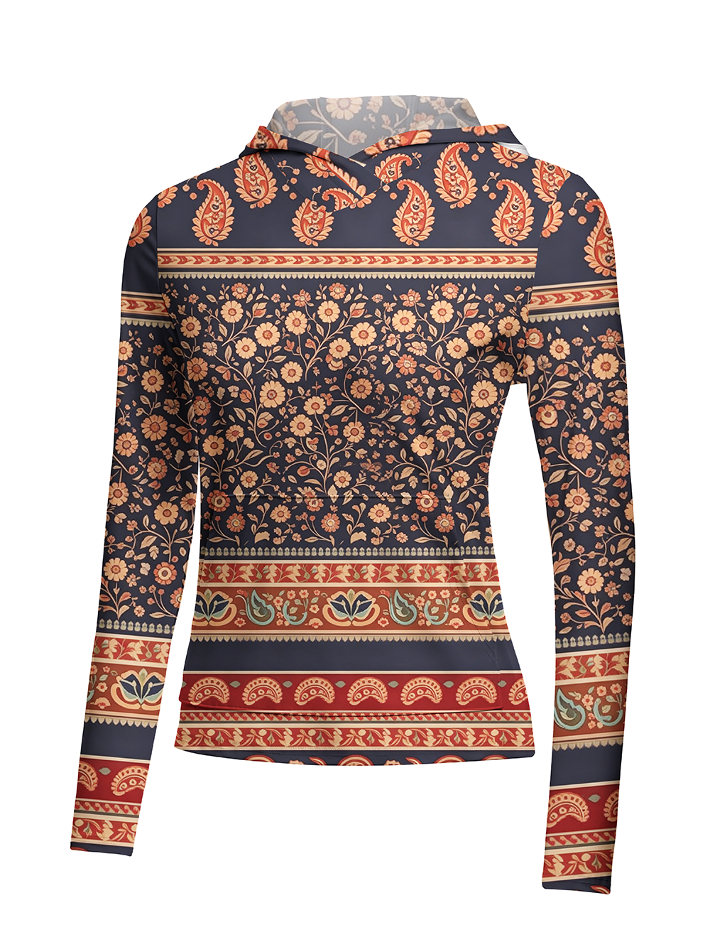 Orionride Garden Story Women's Long Sleeve Cycling Hoodie Shirt
