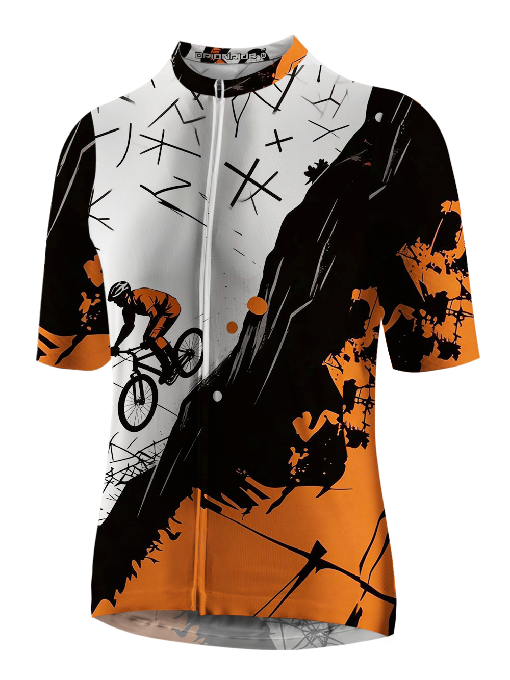 Orionride Rushing Down The Hillside Short Sleeves Cycling Jersey