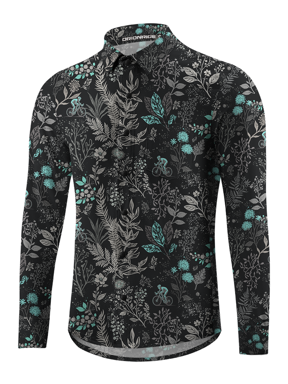 Orionride Tenacious Vitality Men's Stretchy Breathable Long Sleeve Gravel Shirt