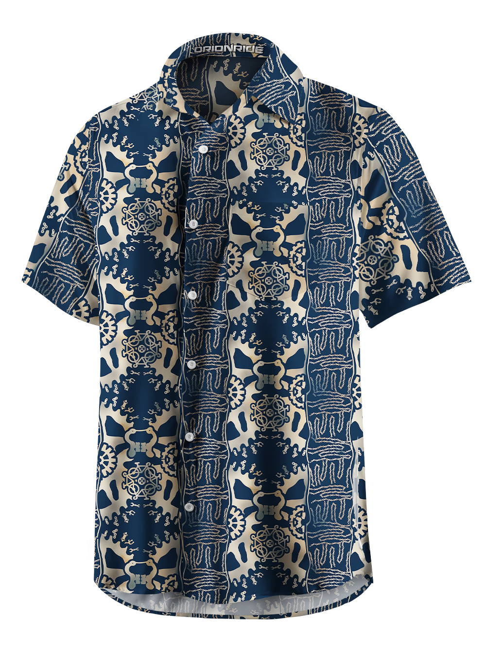 Orionride Precision Parts Zipper Pockets Ultra Lightweight Short Sleeves Gravel Shirt