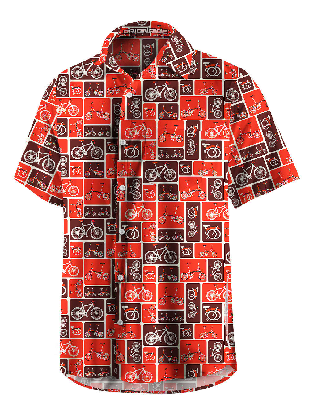 Orionride Diverse Bicycles Zipper Pockets Ultra Lightweight Short Sleeves Gravel Shirt