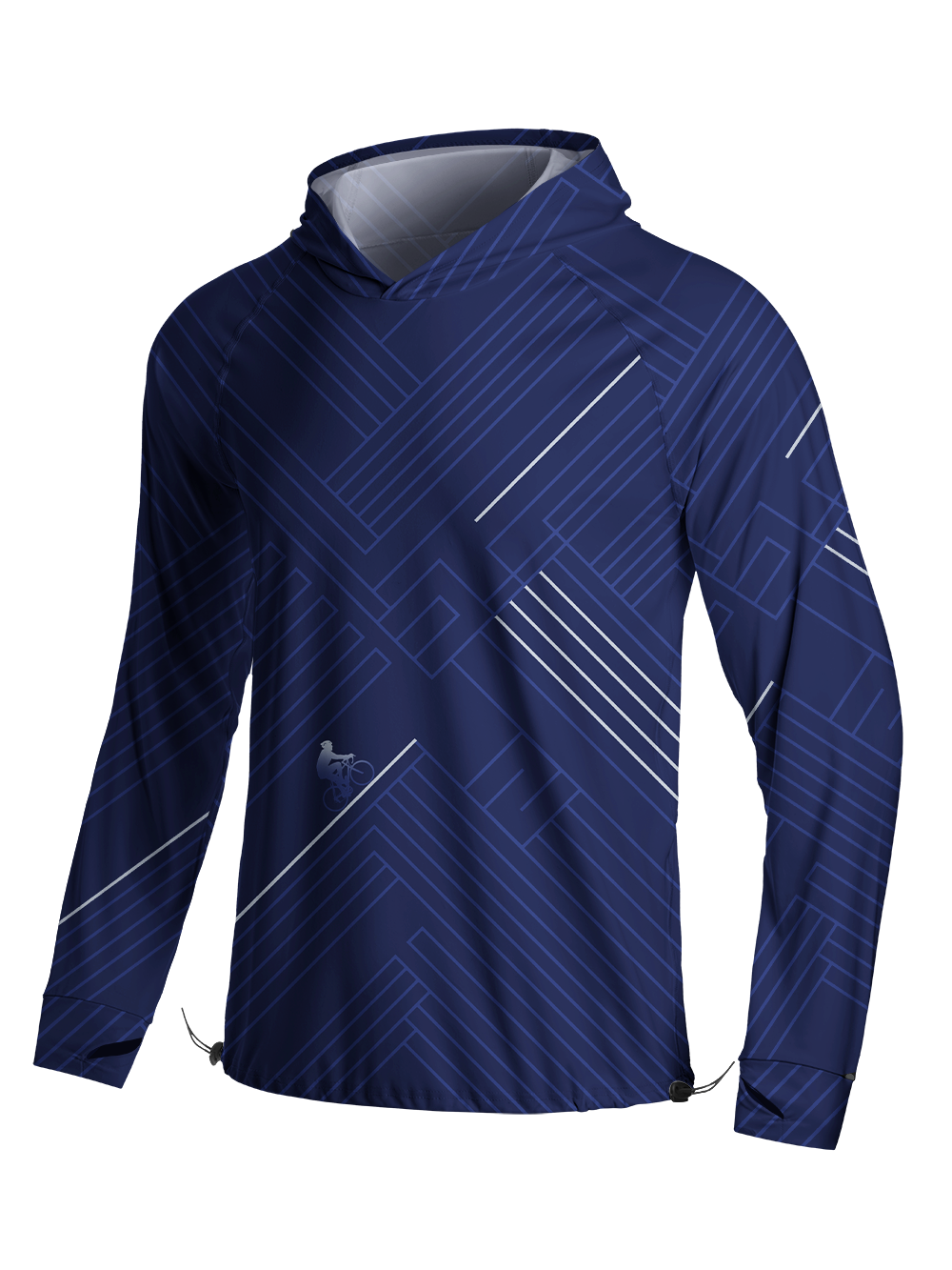 Orionride The Courage To Ride Long Sleeve Cycling Hoodie Shirt