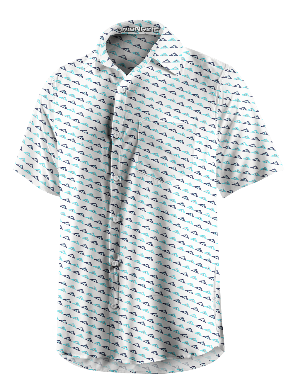 Orionride Triangular Chain Zipper Pockets Ultra Lightweight Short Sleeves Gravel Shirt