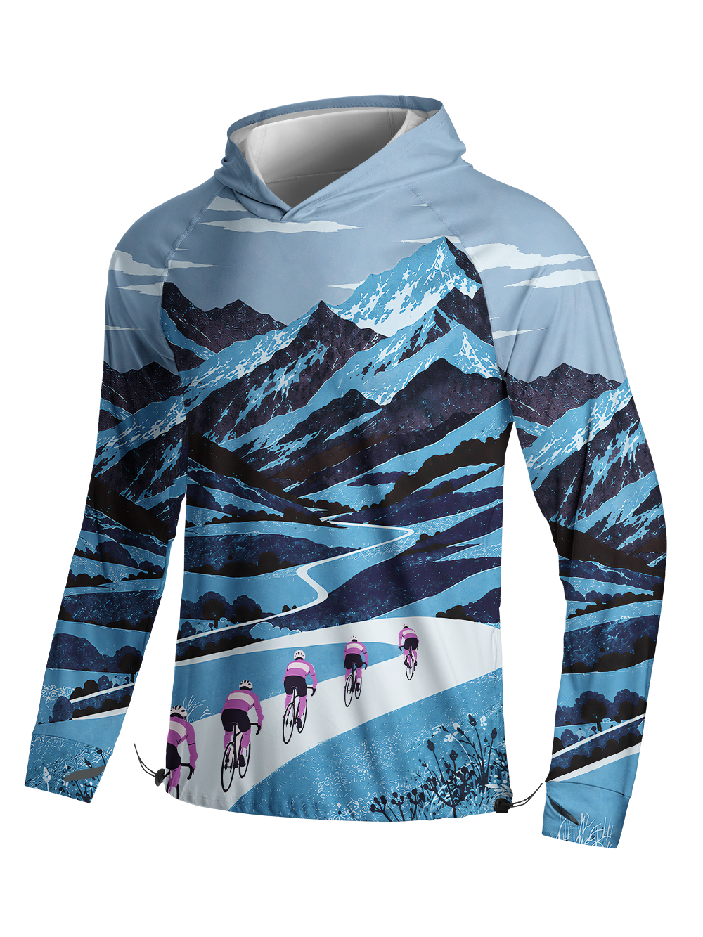 Orionride Mountain Passage Long Sleeve Cycling Hoodie Shirt