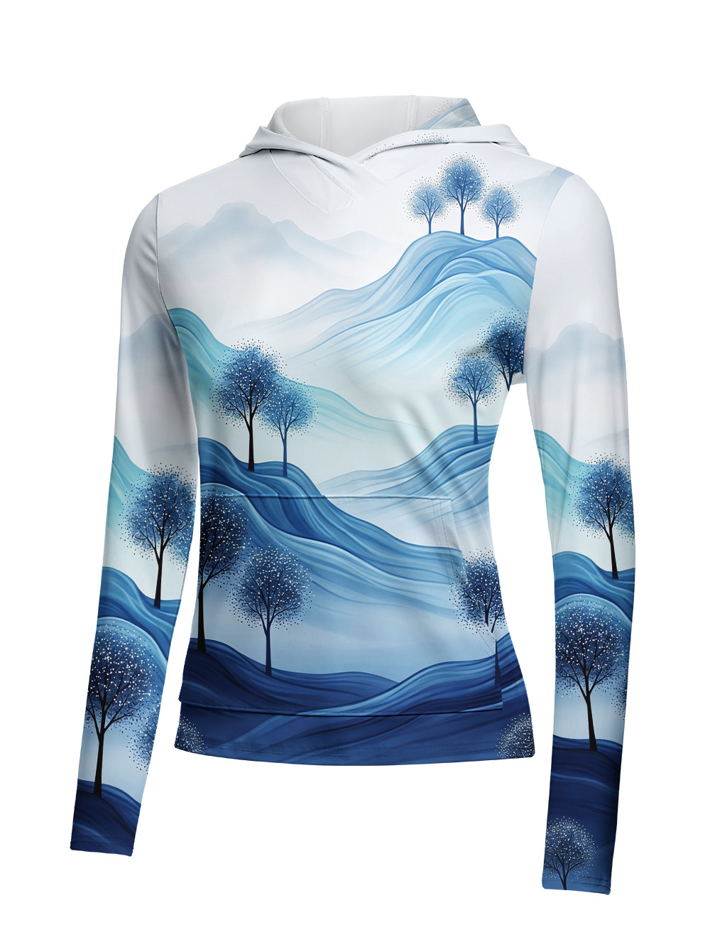 Orionride Ice And Snow World Women's Long Sleeve Cycling Hoodie Shirt