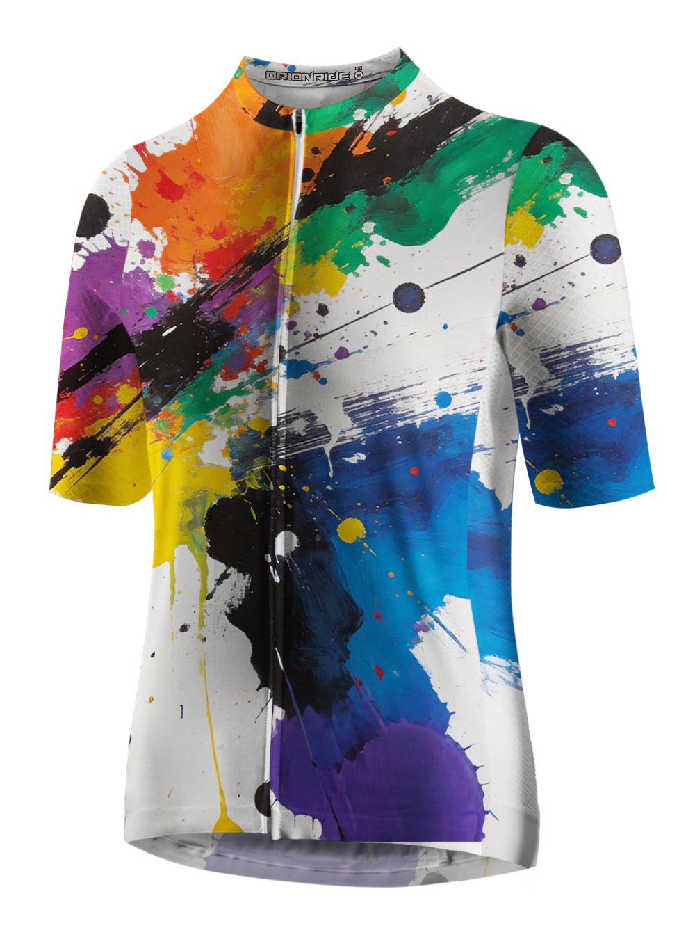 Orionride Color Splatter Ink Short Sleeves Cycling Jersey